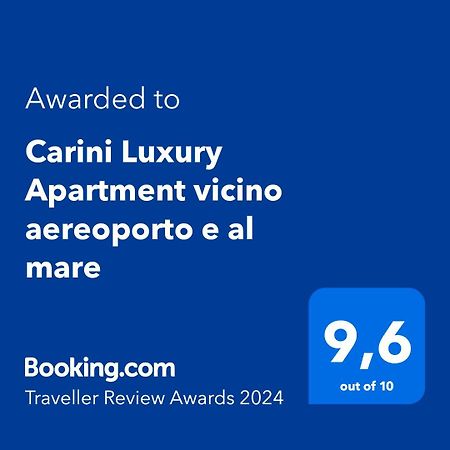 Carini Luxury Apartment Vicino Aereoporto E Al Mare Exterior photo